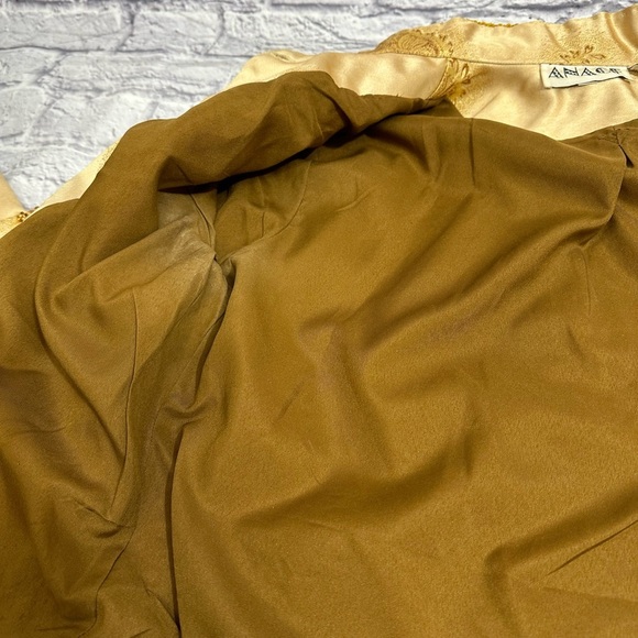 ANAGE Gold Embellished Jacket. Vintage Dry Clean Only Size Small Pre-Owned - Picture 12 of 15